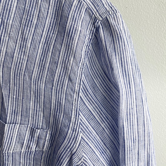 GAP LINEN BOYFRIEND  SHIRT - Picture 9 of 12